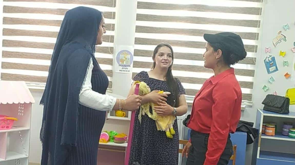 Ailemiz geleceğimiz projesi kapsamında veliler ile hikaye anlatımı ve hikaye canlandırma etkinliği düzenlenmiştir